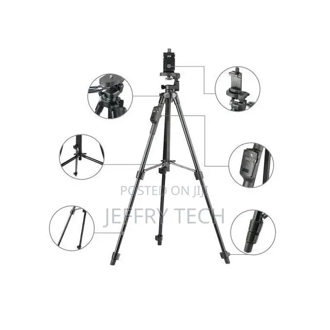 Enhanced Yunteng Vct 5208 Mobile Phone Camera+Tripod Stand+R
