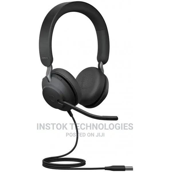 Jabra Evolve2 40 Ms Stereo Wired On-Ear Headset (Unified Com
