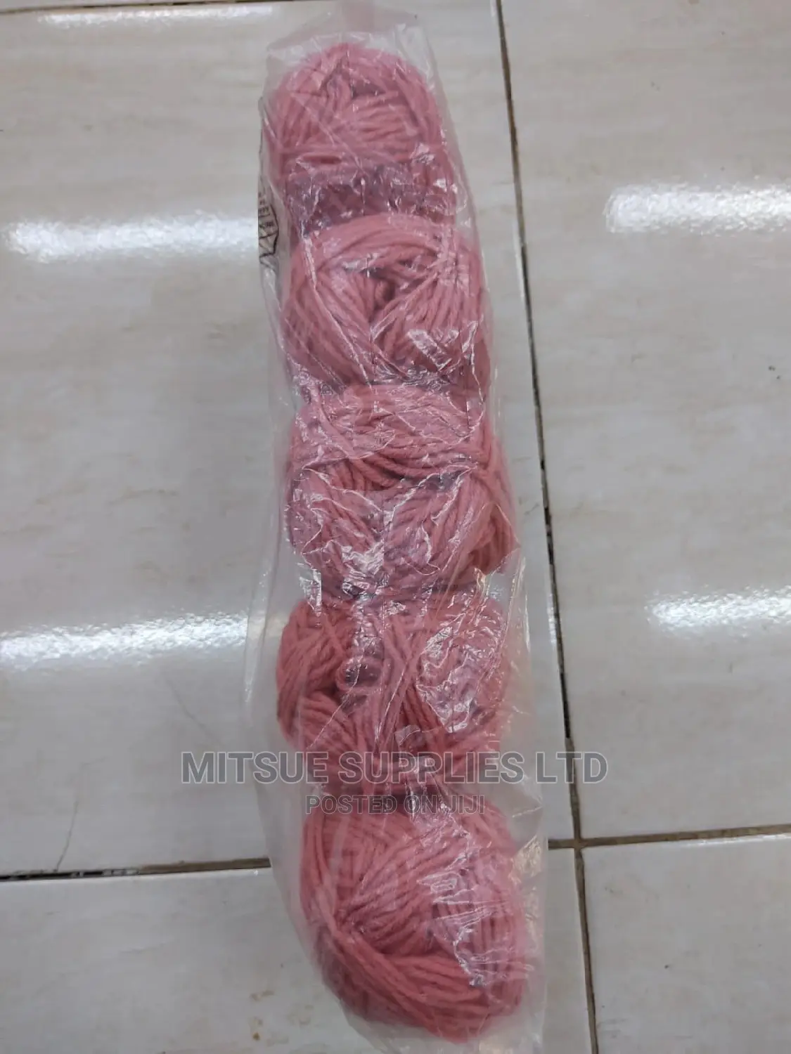 5 Balls of Dusty Pink Chunky Knitting Yarns