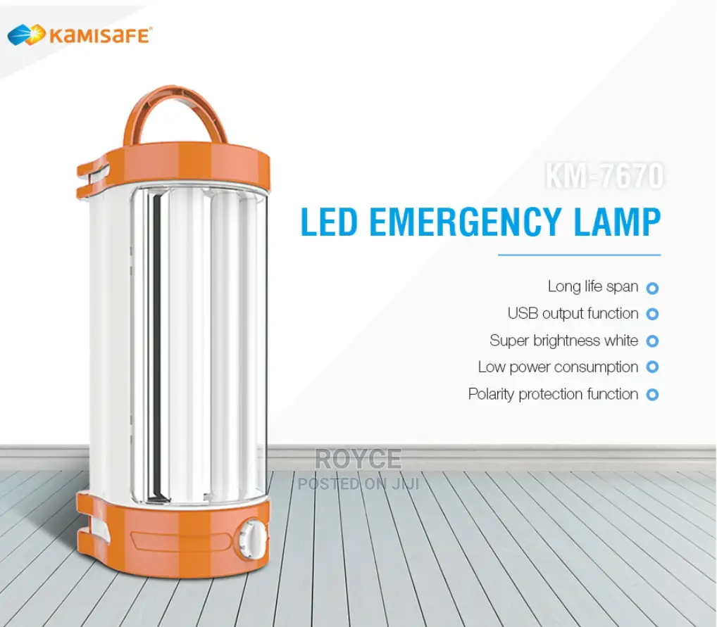 Kamisafe Rechargable Lamp _KM 7670