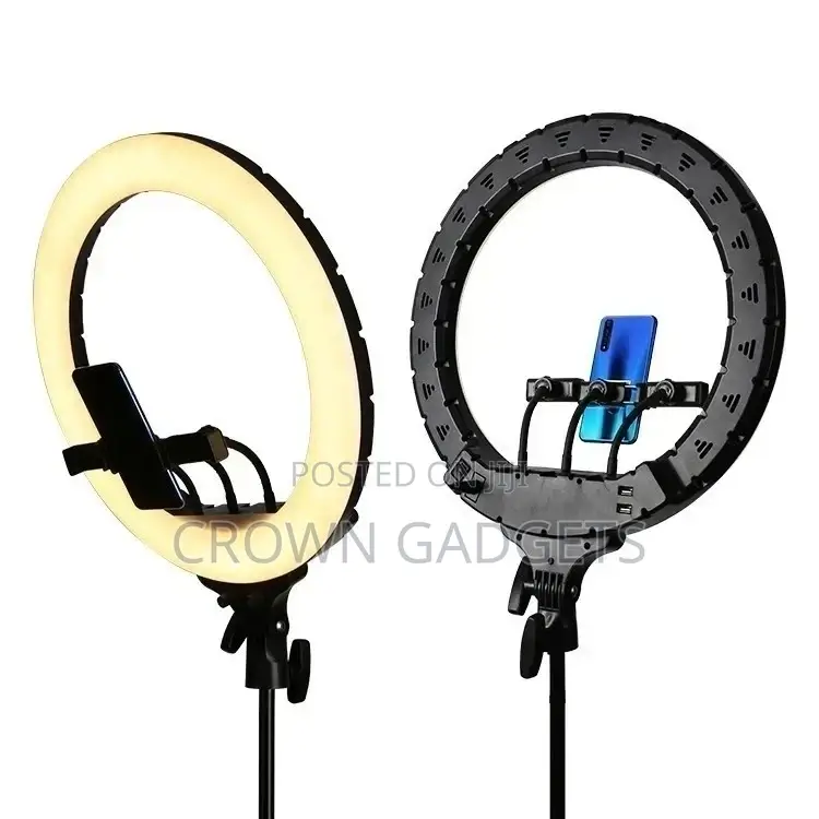 2 .1 M Tripod 18 Inch Ring Light Video LGHT Makeup Lamp
