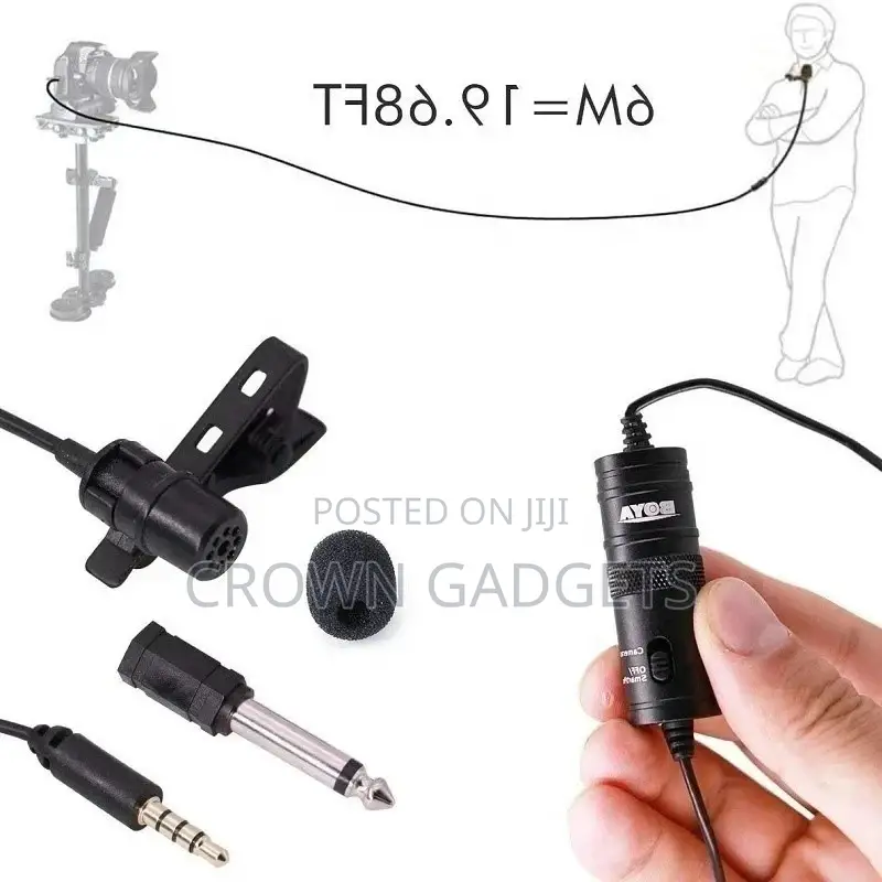 BOYA BY-M1 Pro Lavalier Microphone -10db
