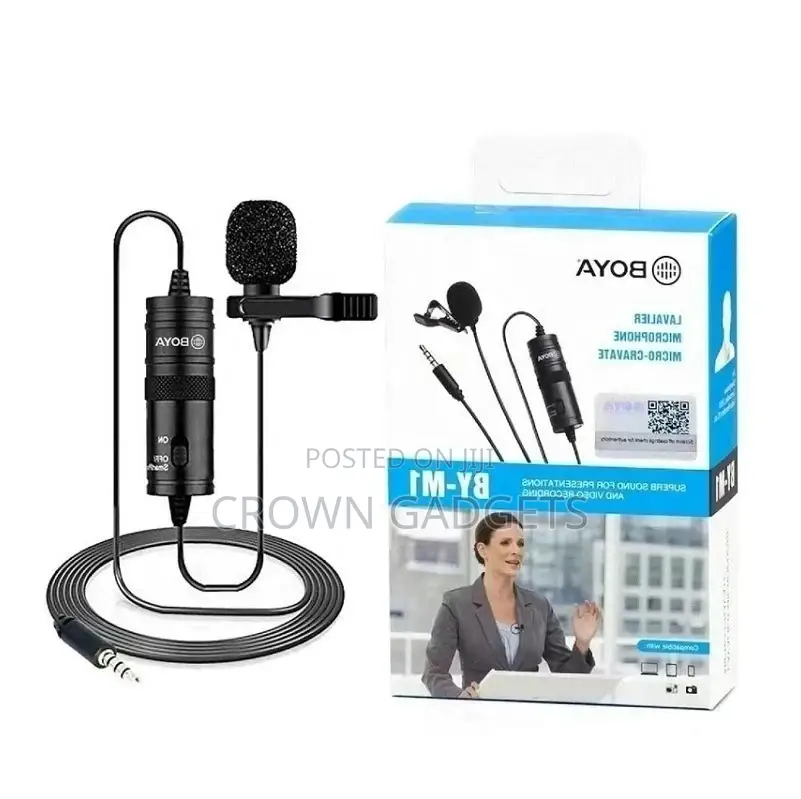 BOYA BY M1 Lavalier Microphone Lapel Advanced Technology