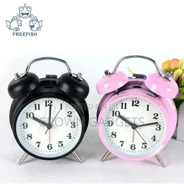 Mini Lovely Analog Twin Bell Alarm Clock for Kid's