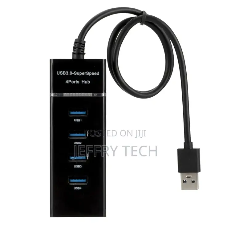 USB 3.0 Hub 4 Port Super Speed 5gbps USB Cable Adapter Split