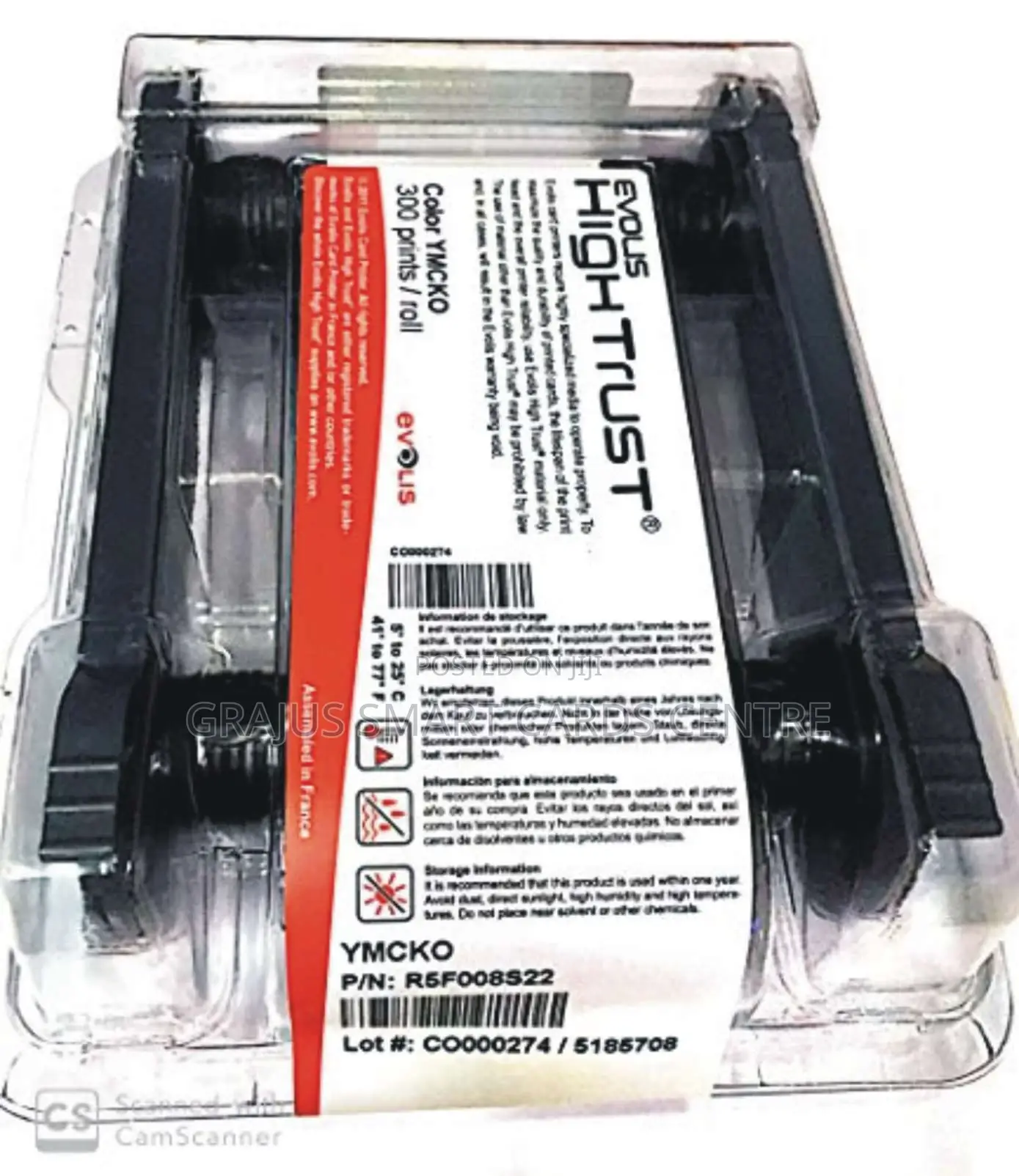 Evolis 300 Prints R5F008EAA Color Ribbon- In Stock