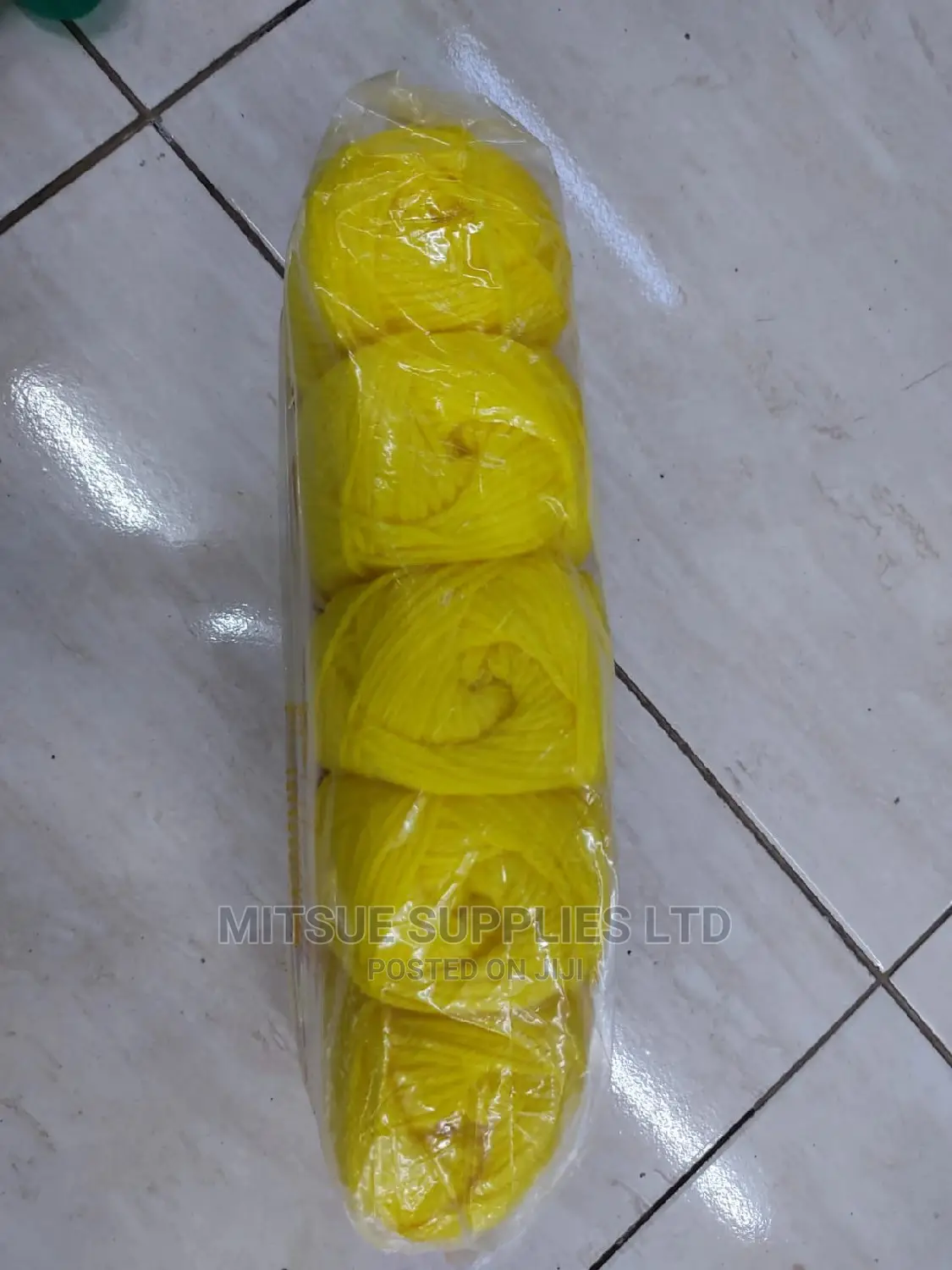 5 Yellow Chunky Knitting Yarn
