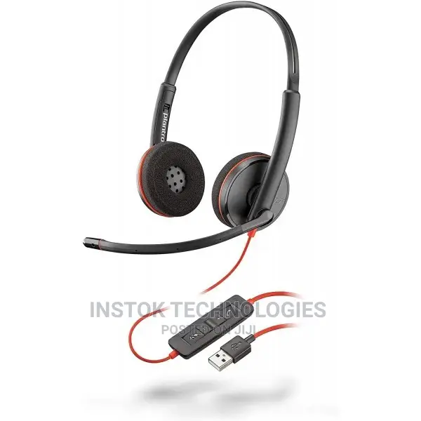Plantronics - Blackwire 3220 - Wired Dual-Ear (Stereo) Heads