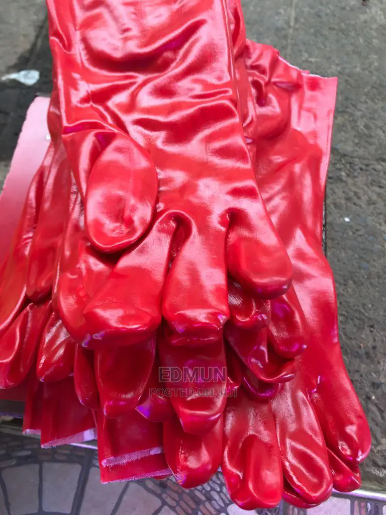 Heavy Duty Chemical Resistant Nitrile Safety Gloves