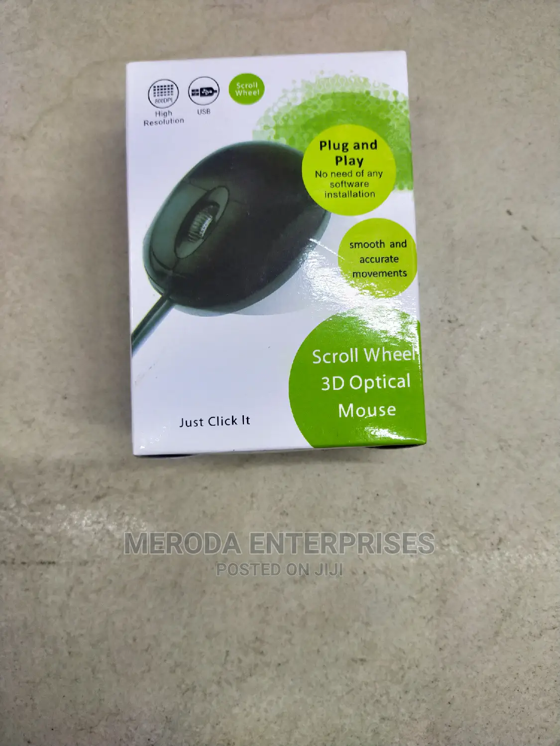 Scroll Wheel Wired Mouse