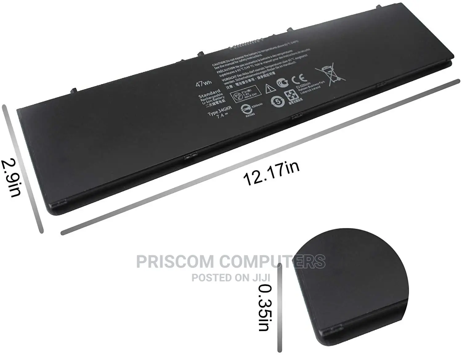 Dell Latitude E7440 E7450 Battery