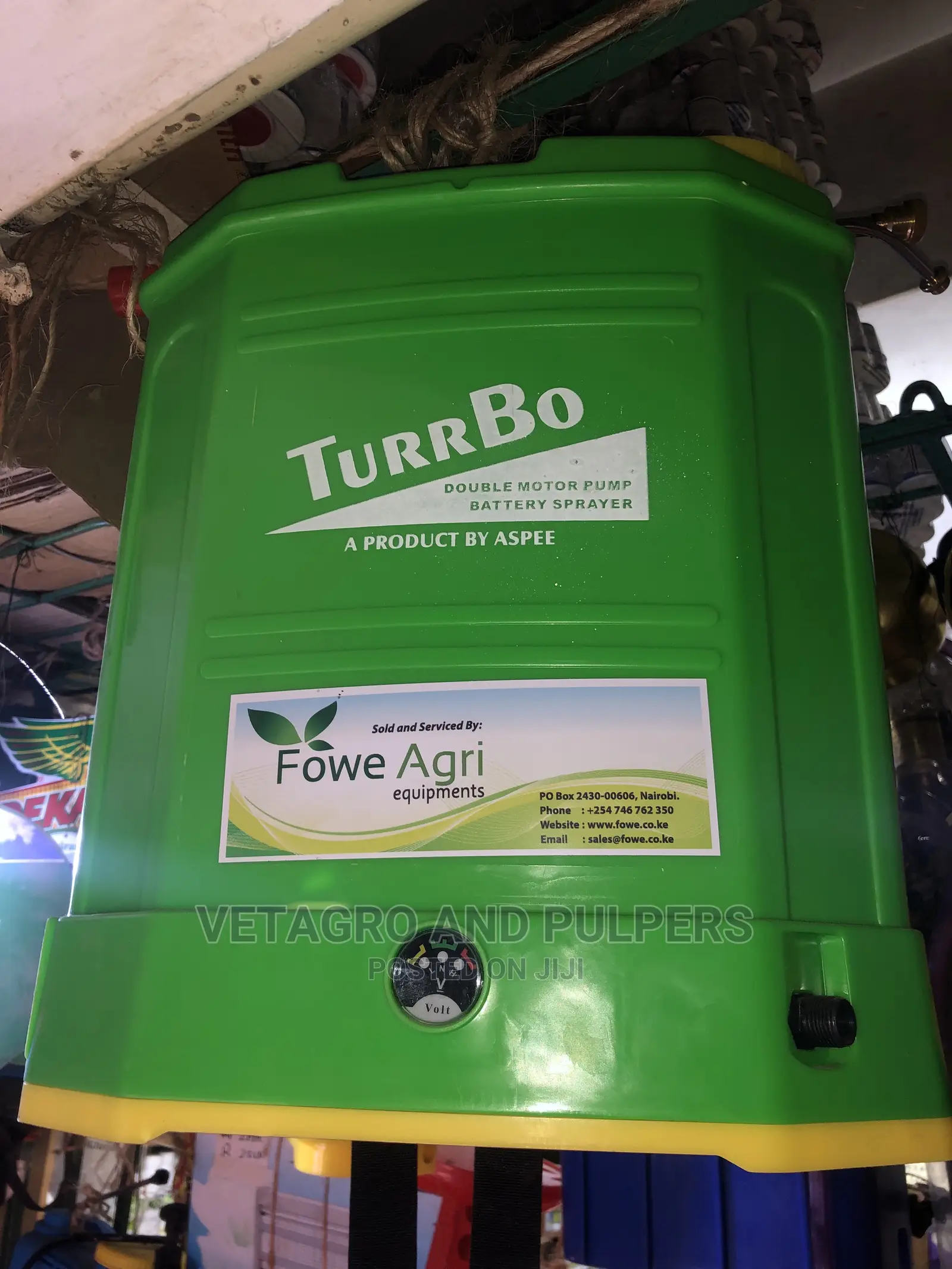 Aspee Turrbo Double Motor Battery Pump 20ltrs