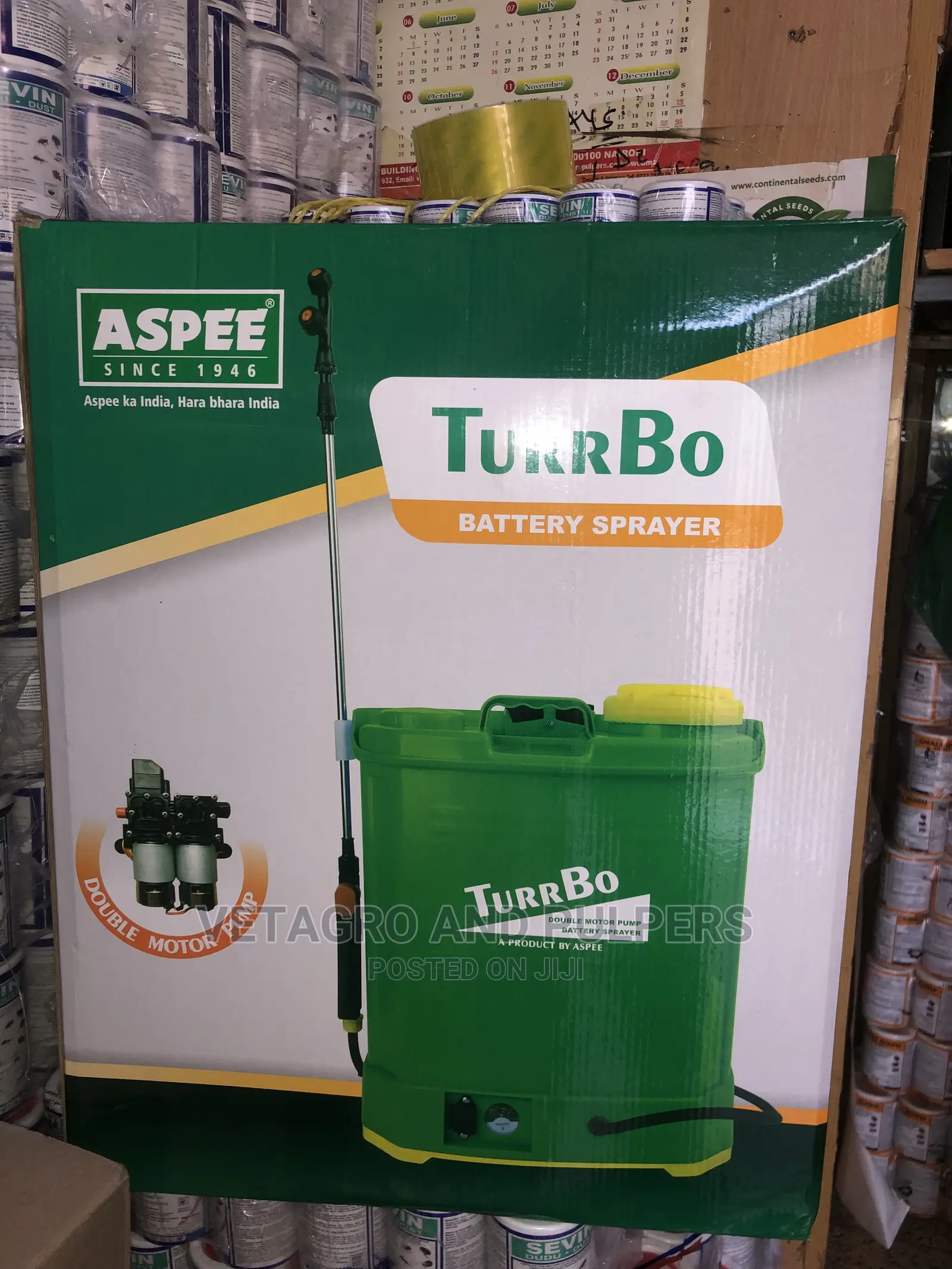 Aspee Turrbo Double Motor Battery Pump 20ltrs