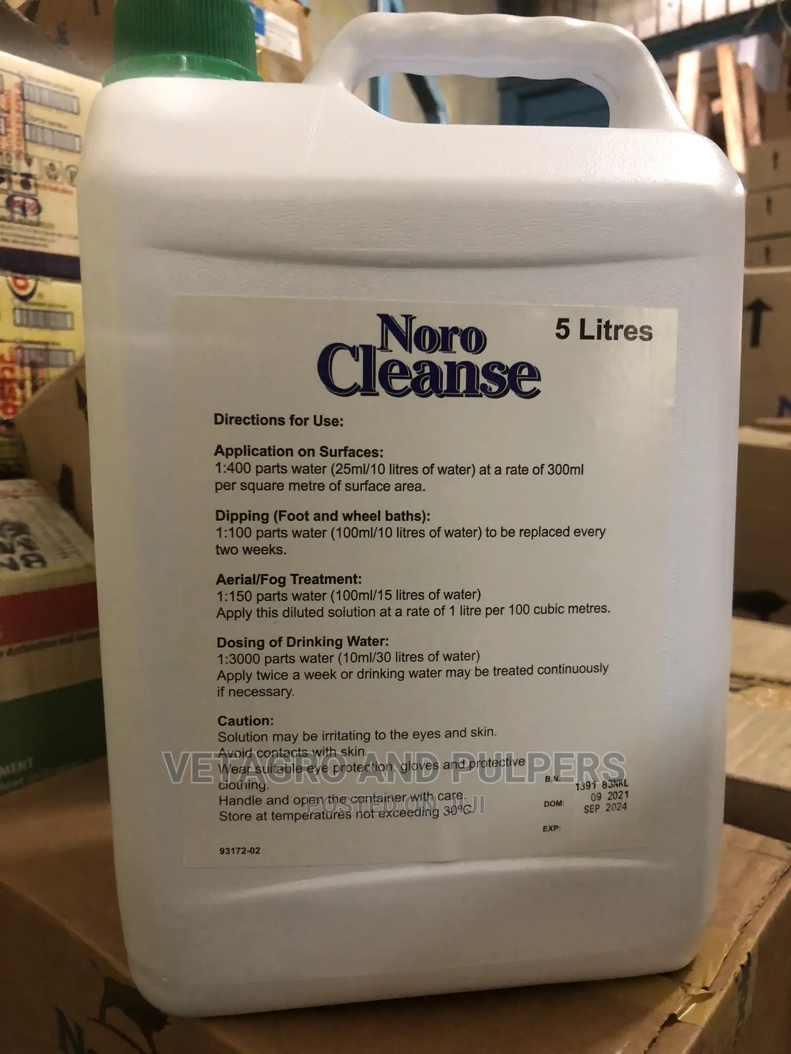 Norocleanse Disinfectant 5ltrs