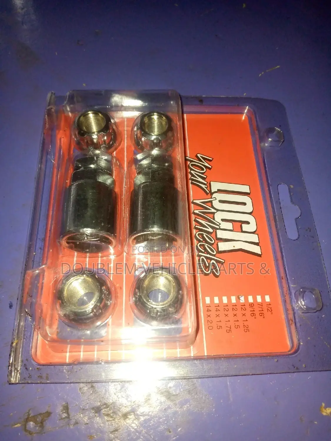 Locknuts Toyota And Nissan Silver Shiny