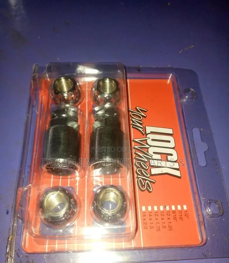 Locknuts Toyota And Nissan Silver Shiny