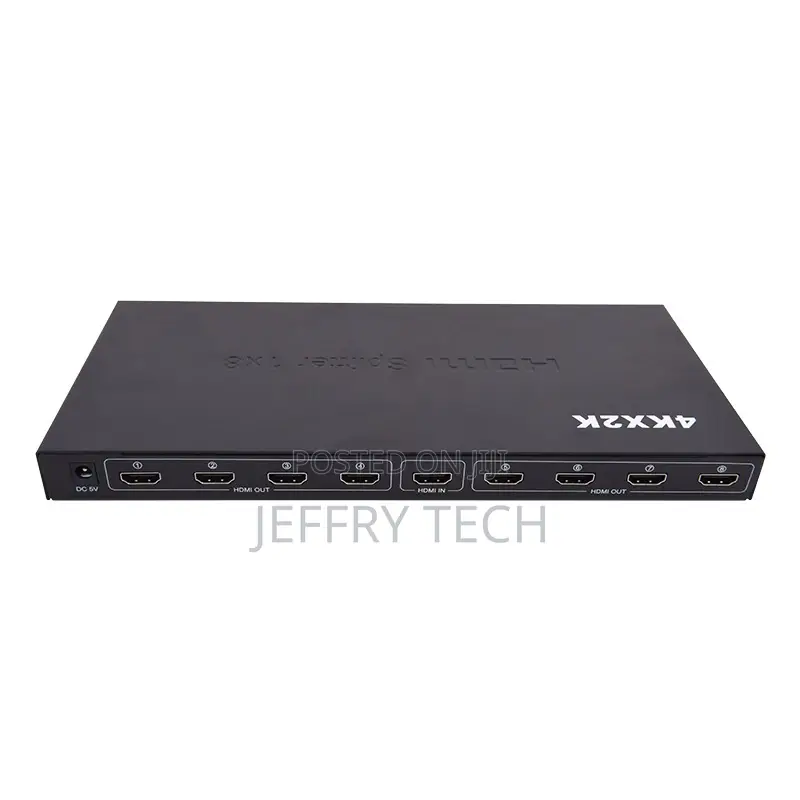 1 Input 8 Output HDMI Splitter UHD HDTV 4kx2k Splitter Audio