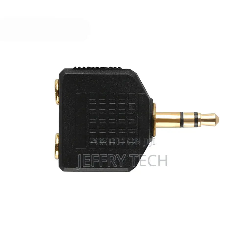 3.5mm 3 Pole Male Plug to Female Jack Headphone Splitter 1