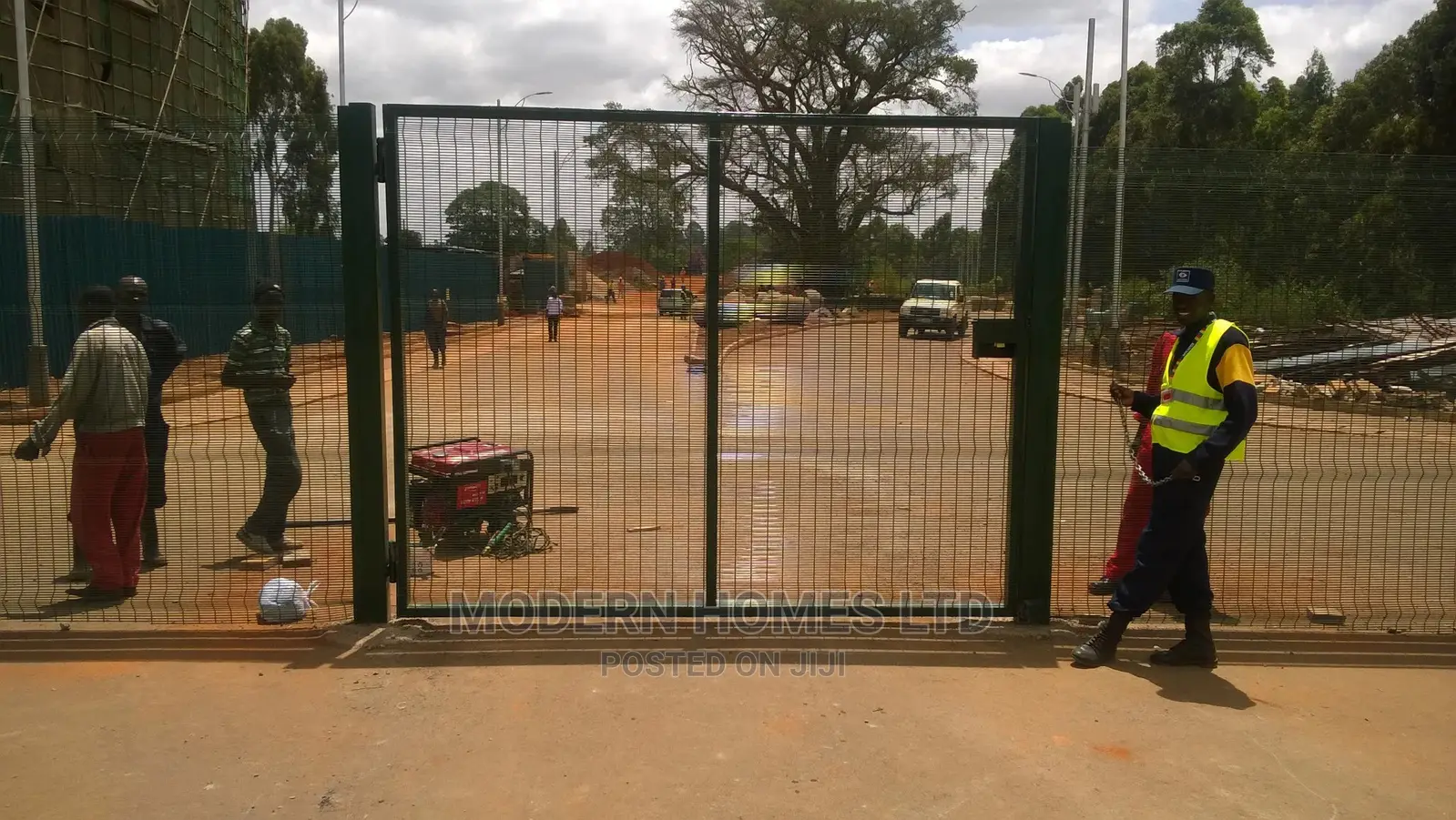 Heavy Galvanized Mesh Swing Gate Supply And Installation Acc