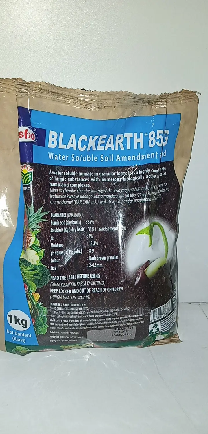 Blackearth 85 WSG Water Soluble Soil Amendment and Blend 1kg
