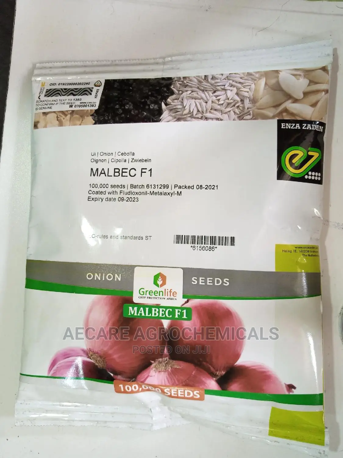 Malbeck F1 Onion Hybrid Seeds 400G