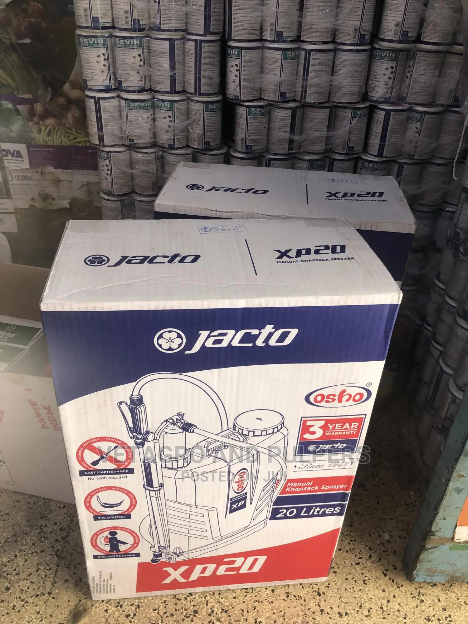 Jacto Xp-20 Knapsack Sprayer 20 Litress