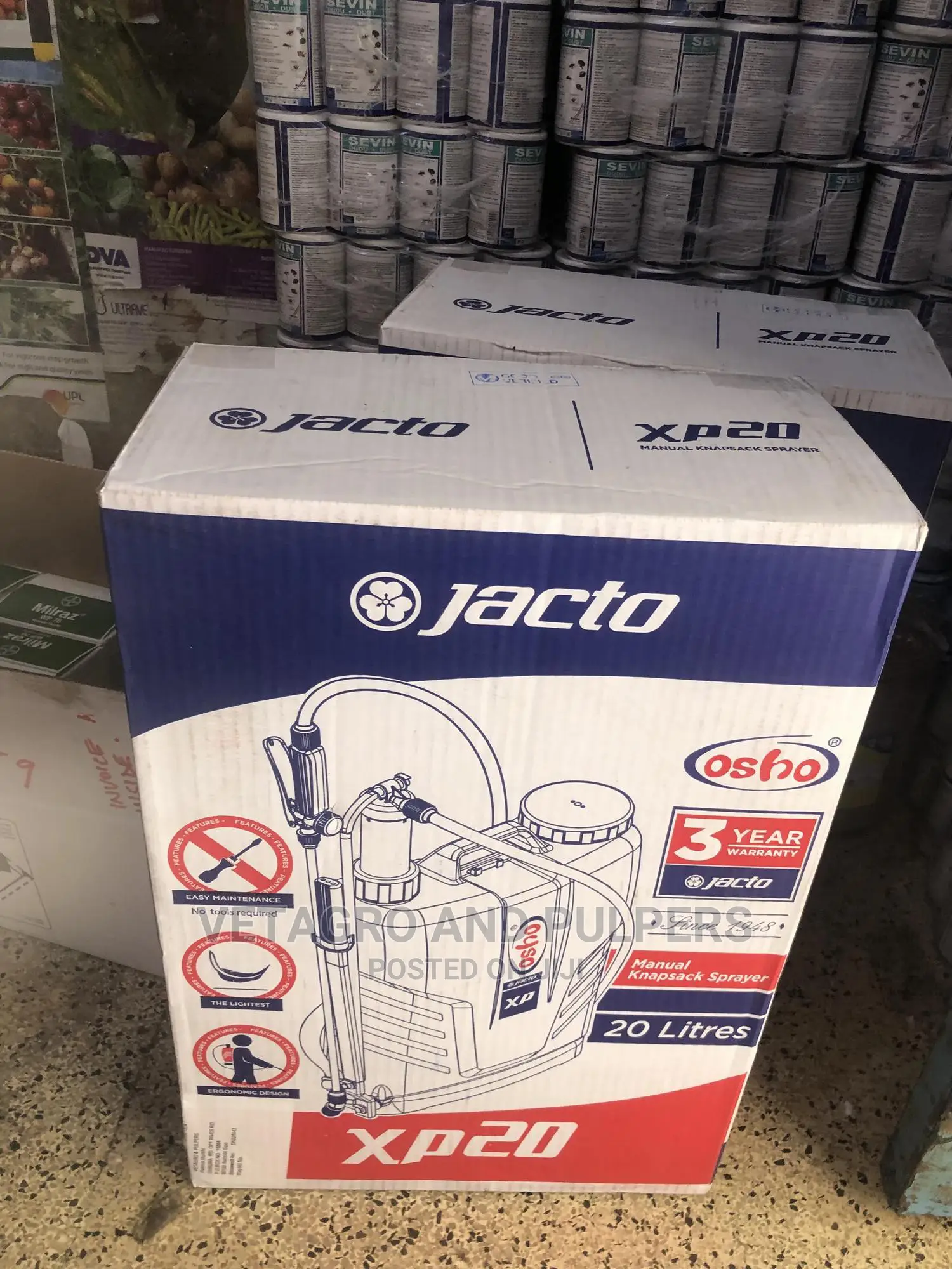 Jacto Xp-20 Knapsack Sprayer 20 Litress