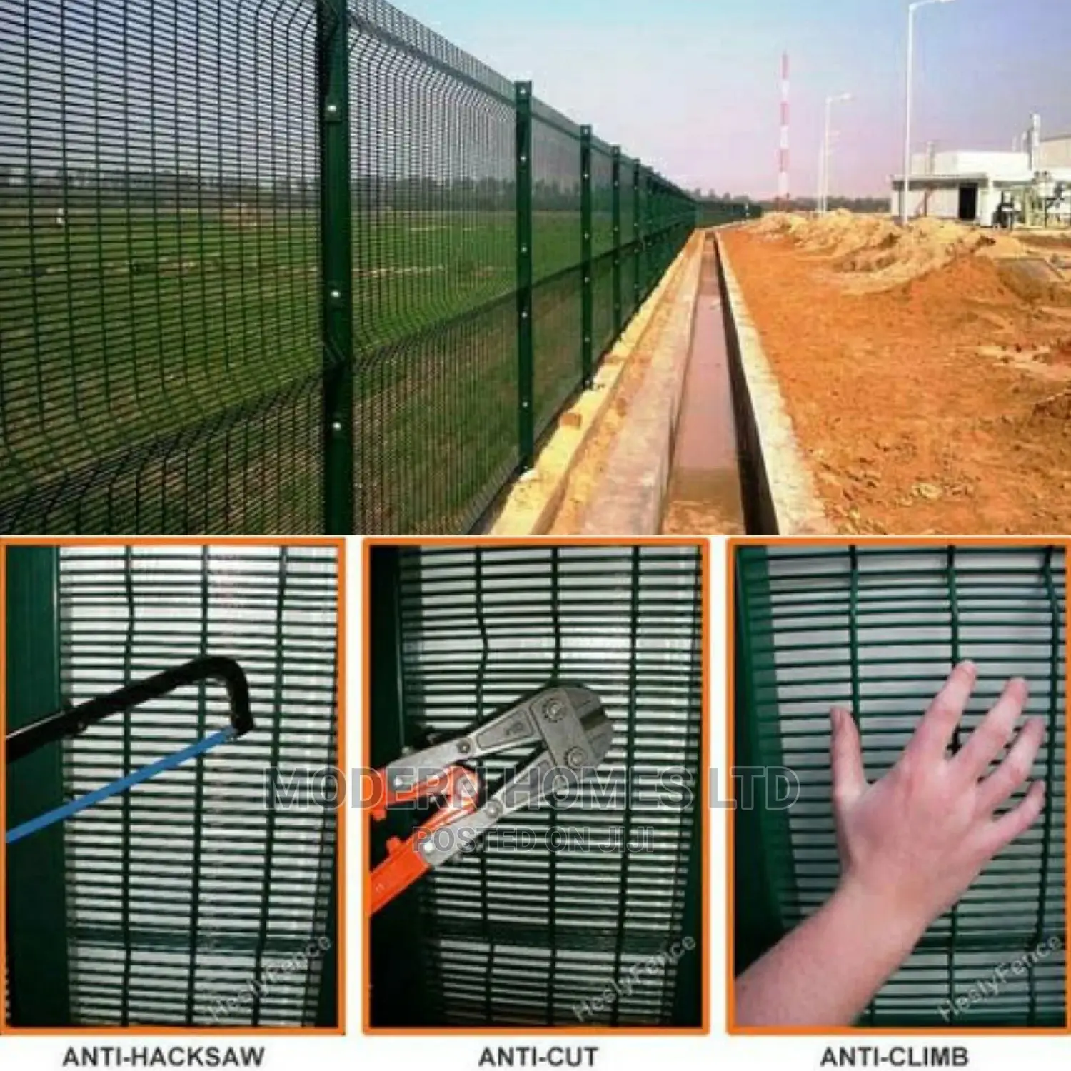 Extra High Security Anti Climb Fence