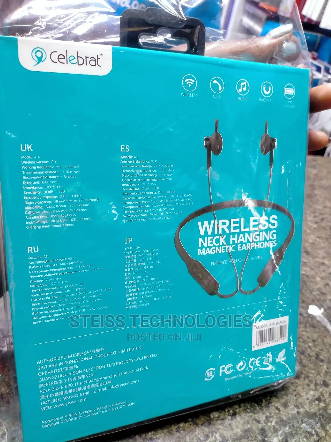 Celebrat Neckband With Tf Card