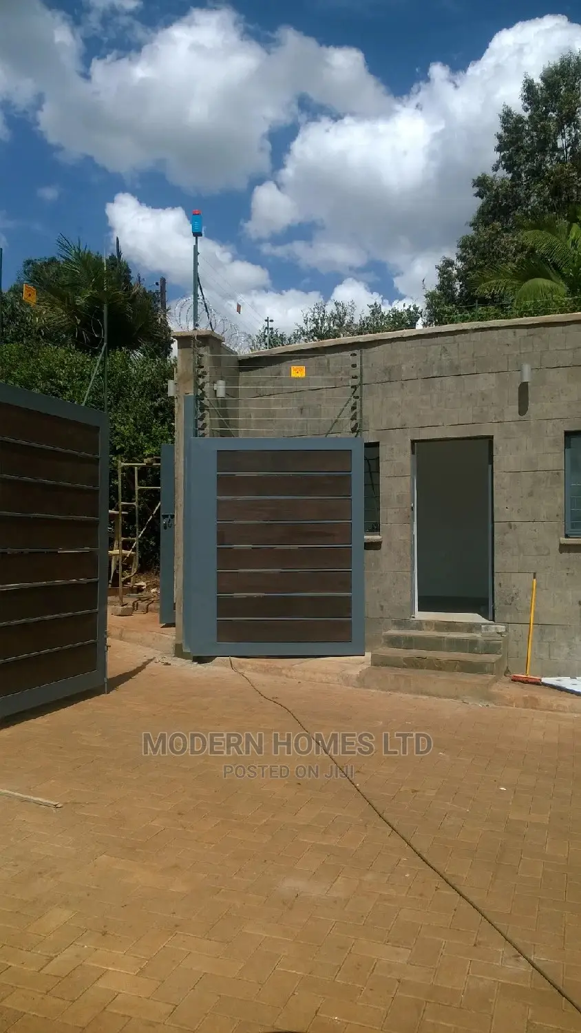 Modern Homes Wooden Clad Gates