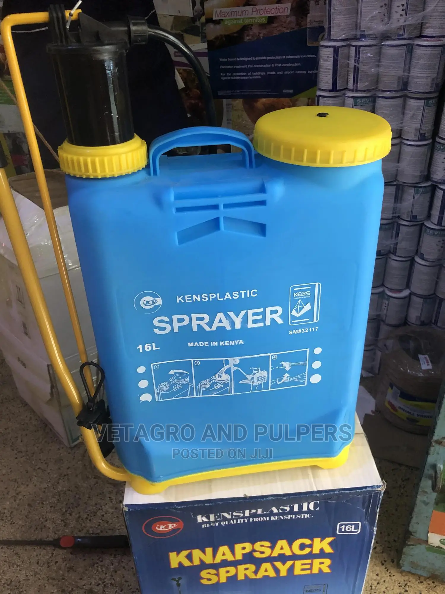 Kensplastic Knapsack Sprayer 16ltrs and 20ltrs