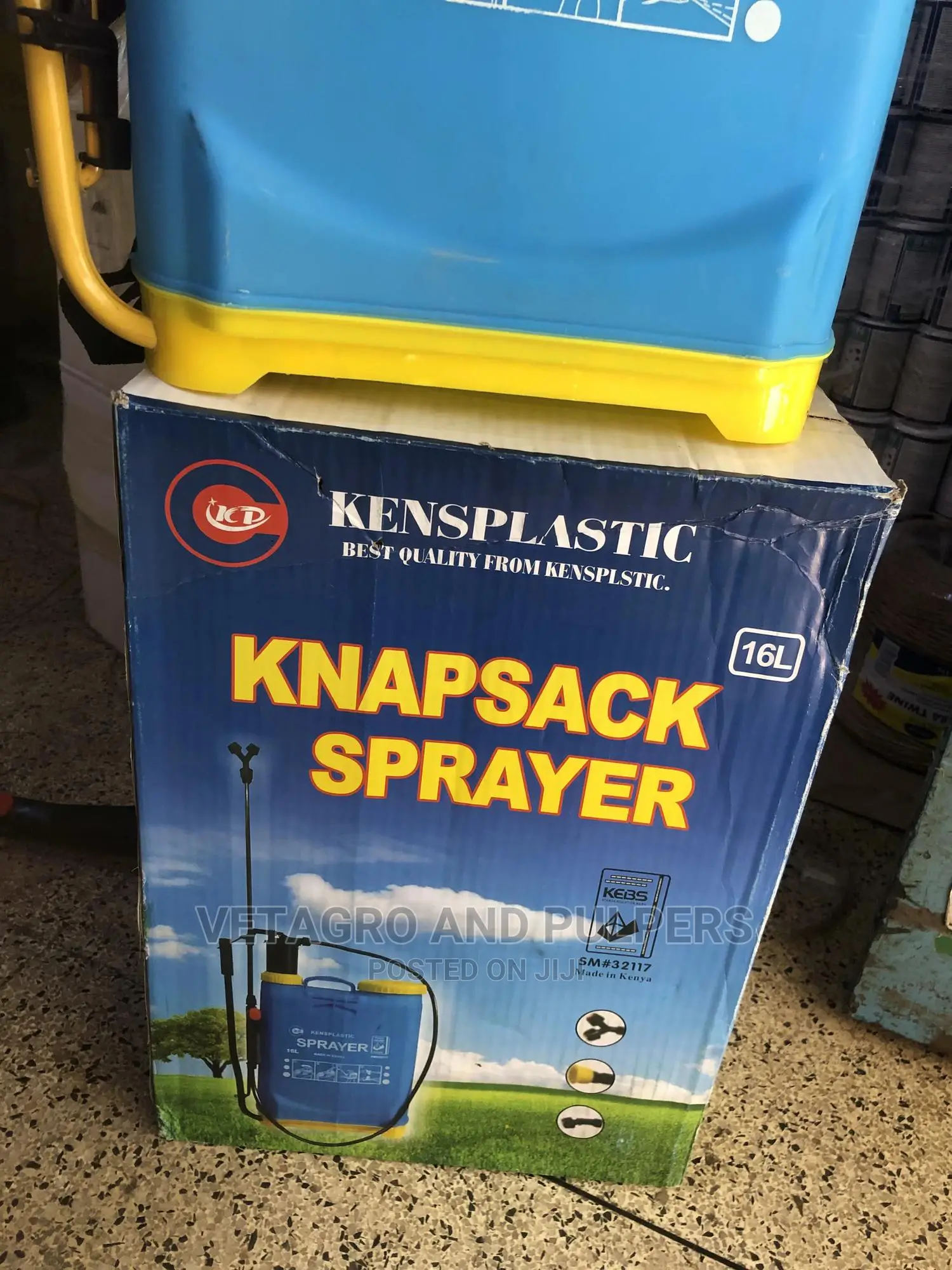 Kensplastic Knapsack Sprayer 16ltrs and 20ltrs