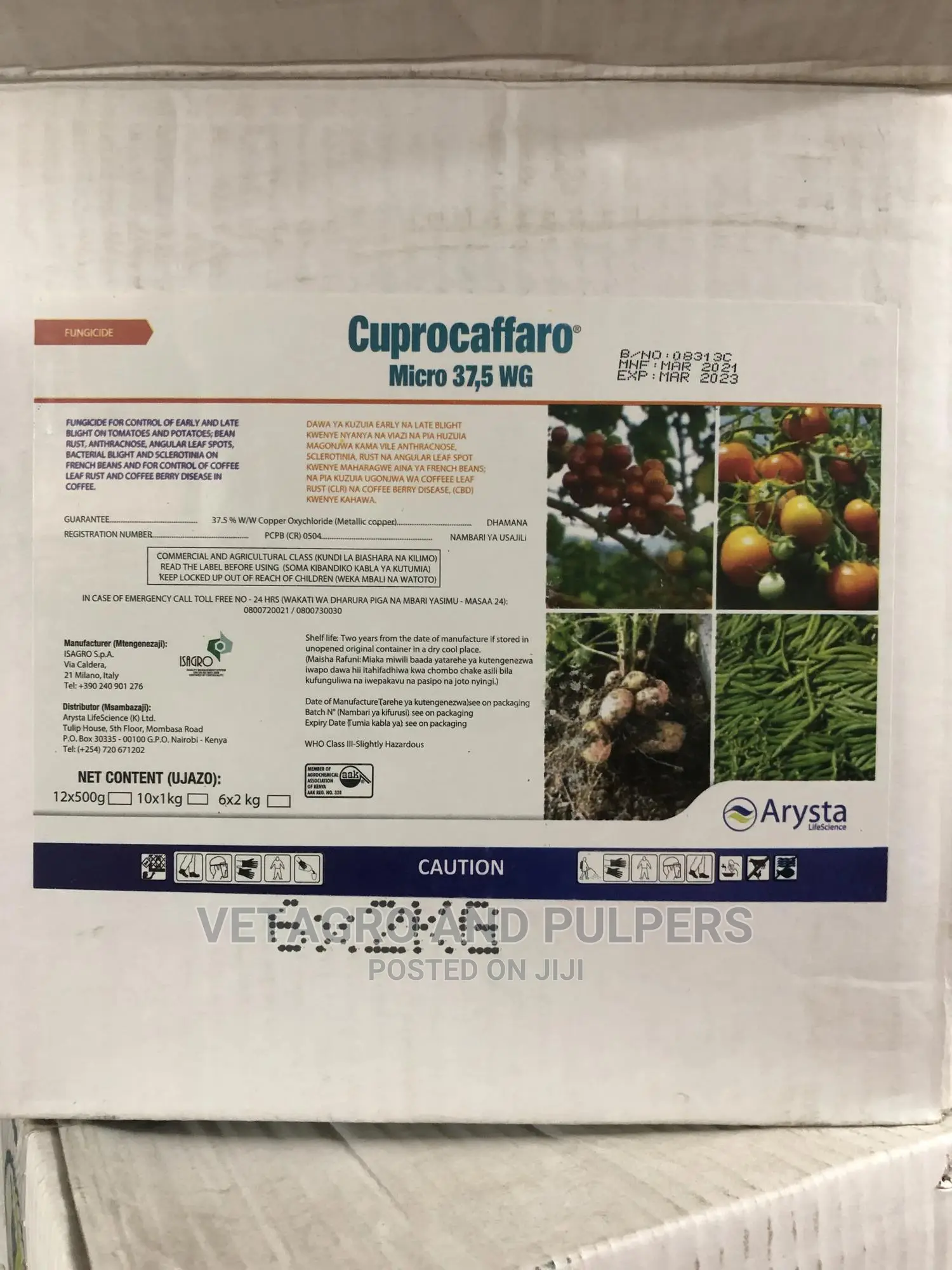 Cuprocaffaro Micro 37.5 Wg Fungicide