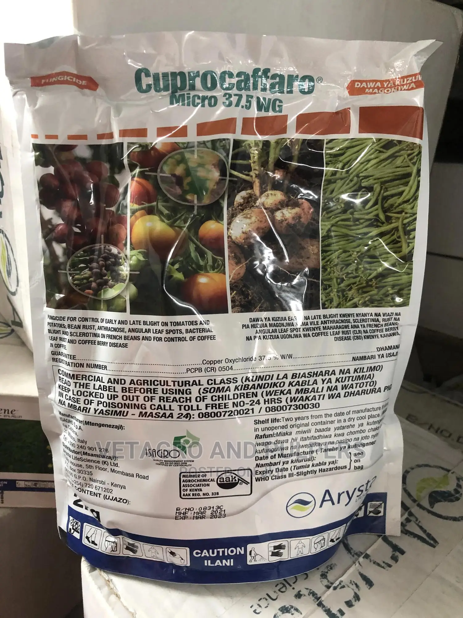 Cuprocaffaro Micro 37.5 Wg Fungicide