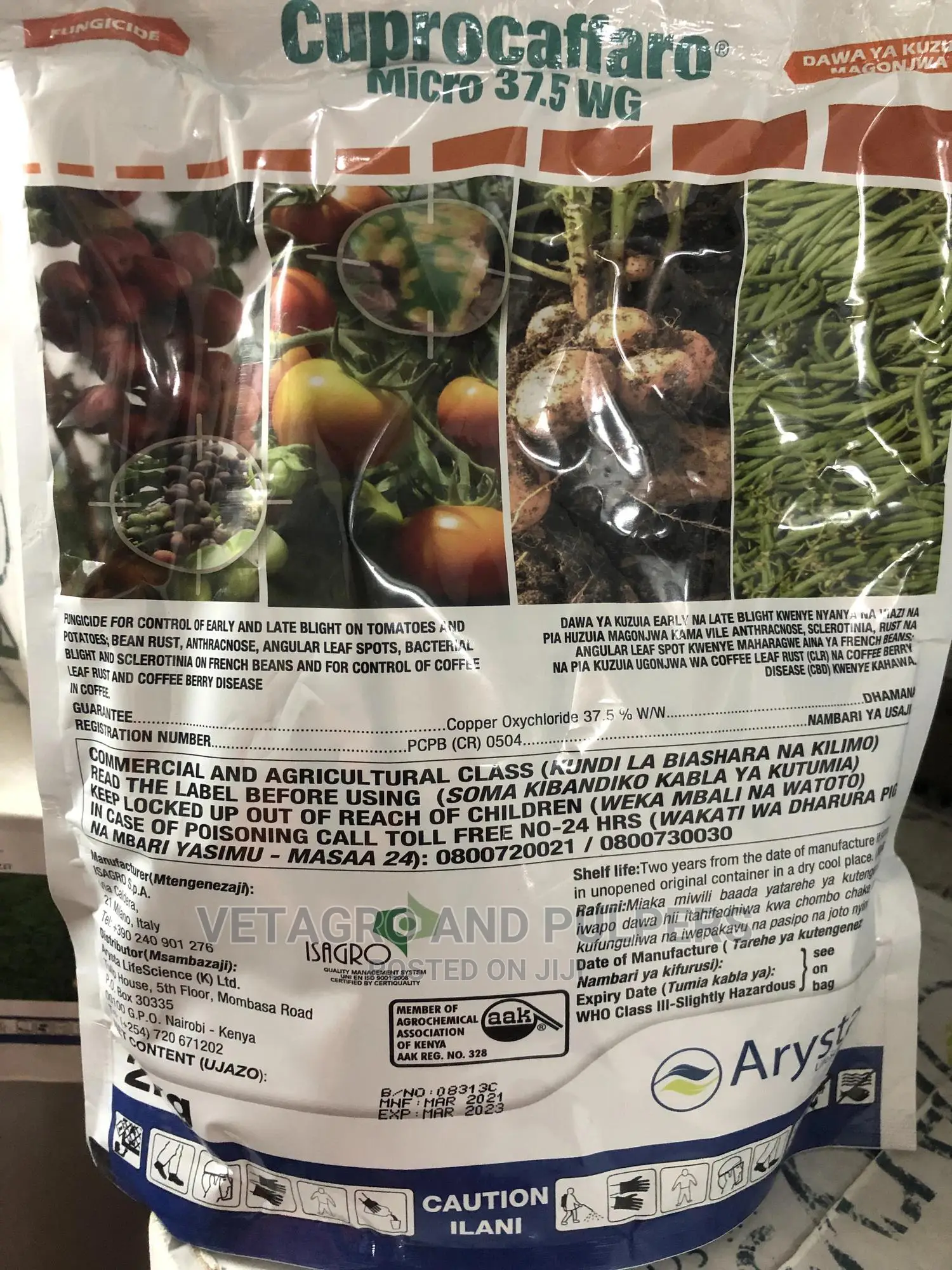 Cuprocaffaro Micro 37.5 Wg Fungicide