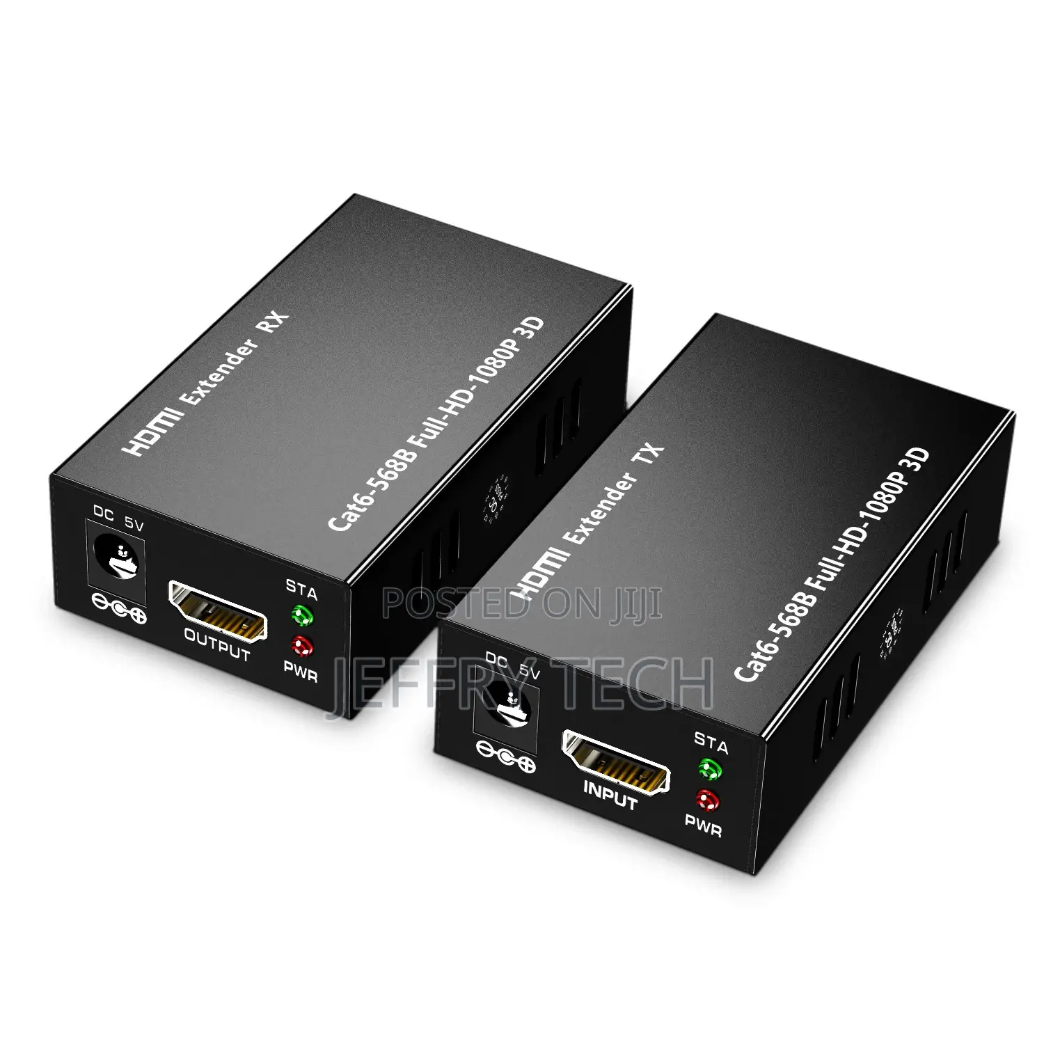 60M 3D 1080P 196ft HDMI Extender Over Single Cat5e/6 Rj45 Si