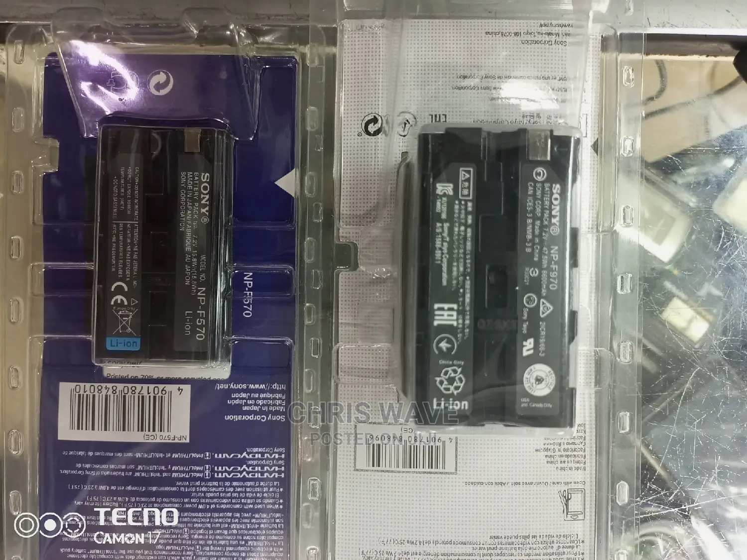 All Sony Batteries
