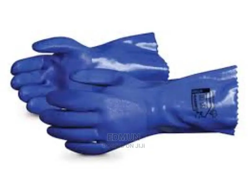 Heavy Duty Chemical Resistant Nitrile Safety Gloves
