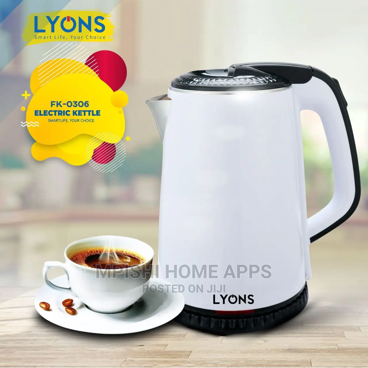 Ailyons Electric Kettle 1.8L