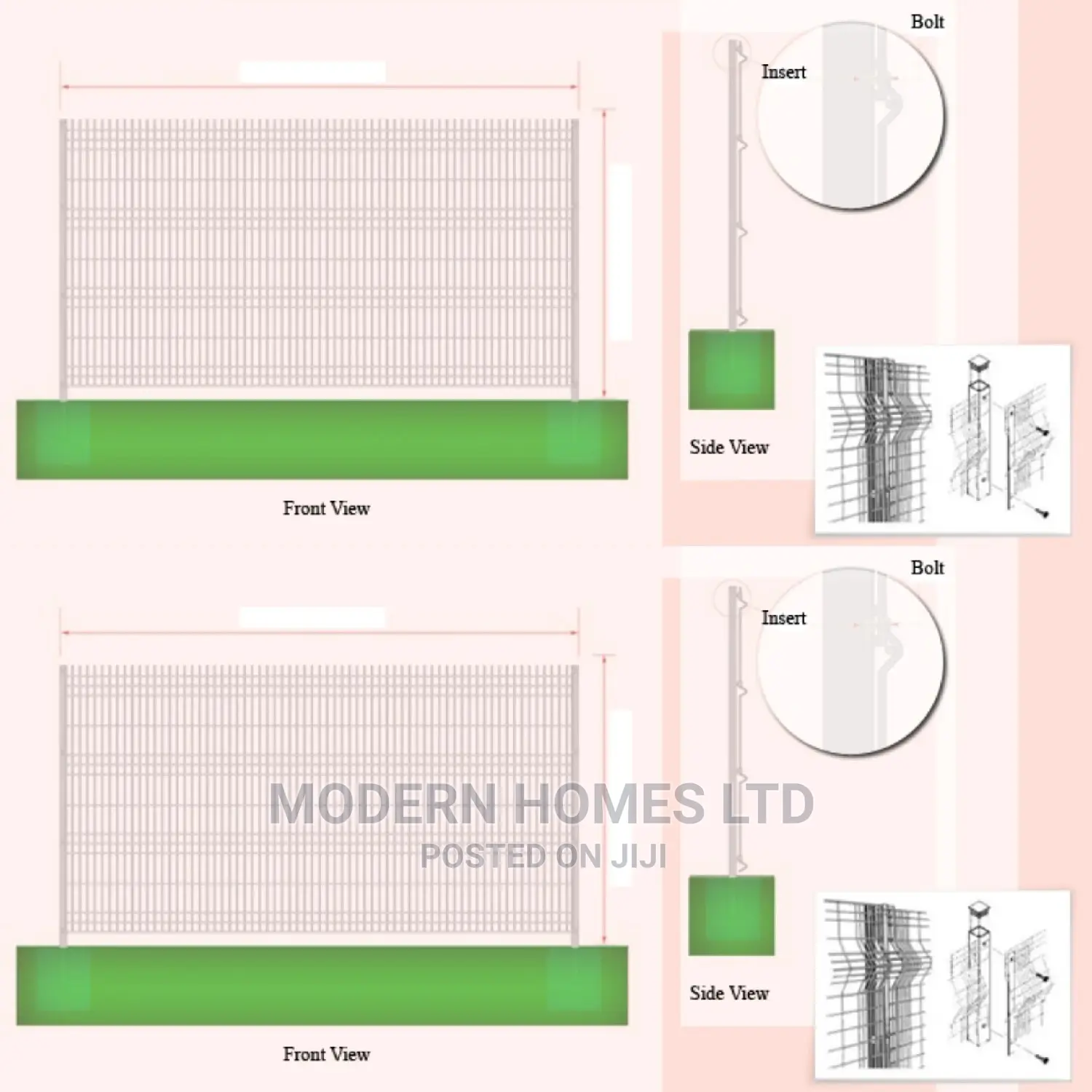 Clear Visibility Mesh Fencing