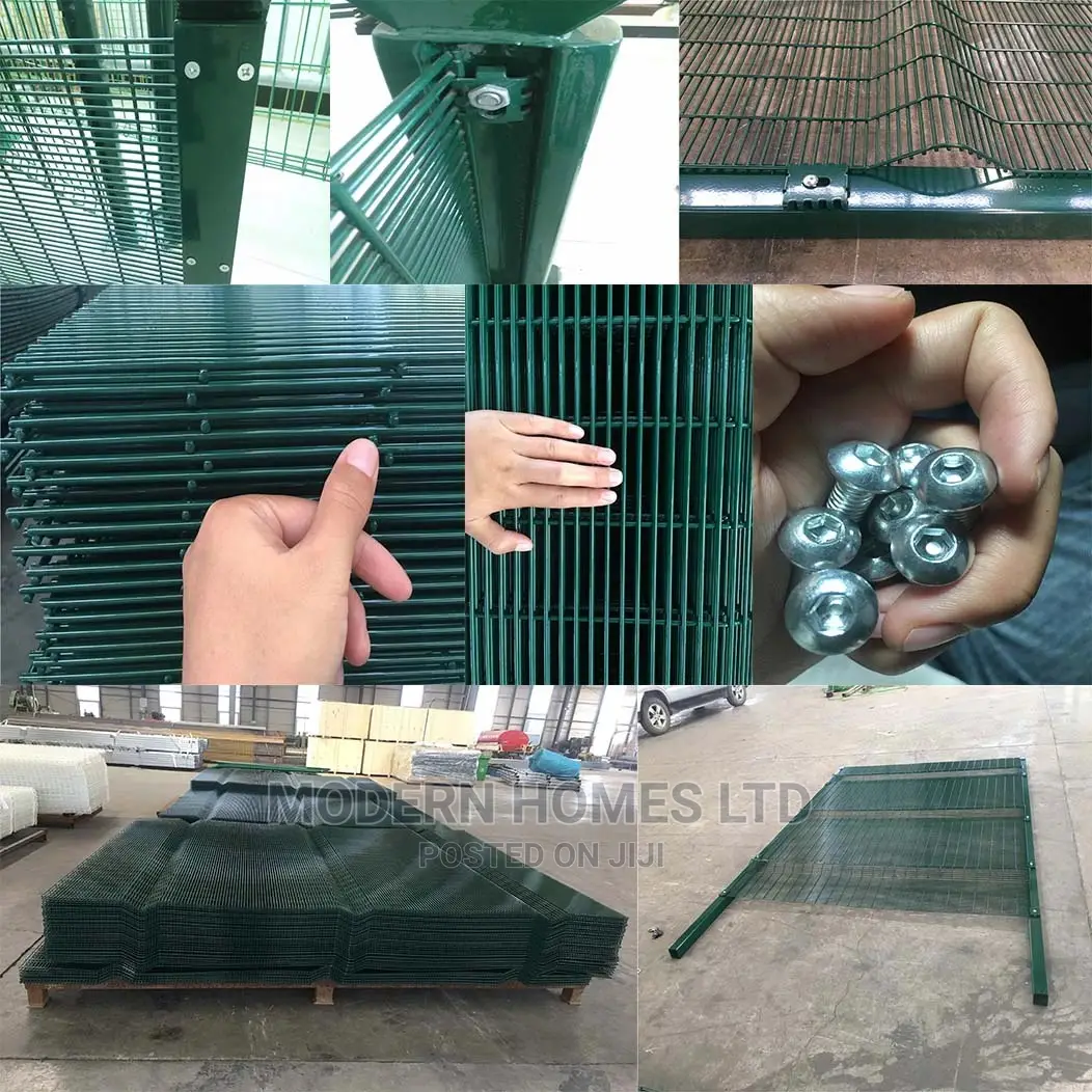 Corrosion Resistant Wire Mesh Anti-Climb High Security Fence