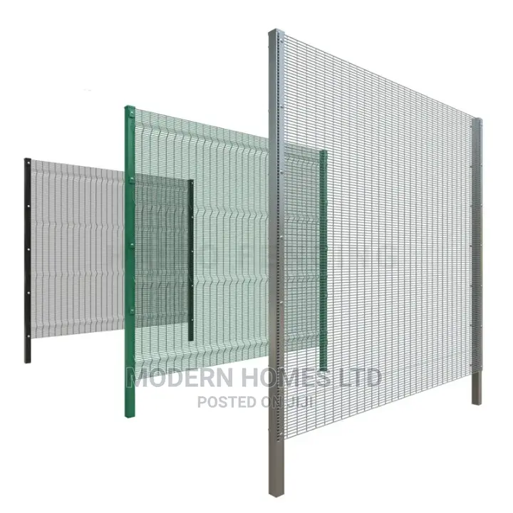 Green Galvanized High Security Curved 358 Anti Climb Fence