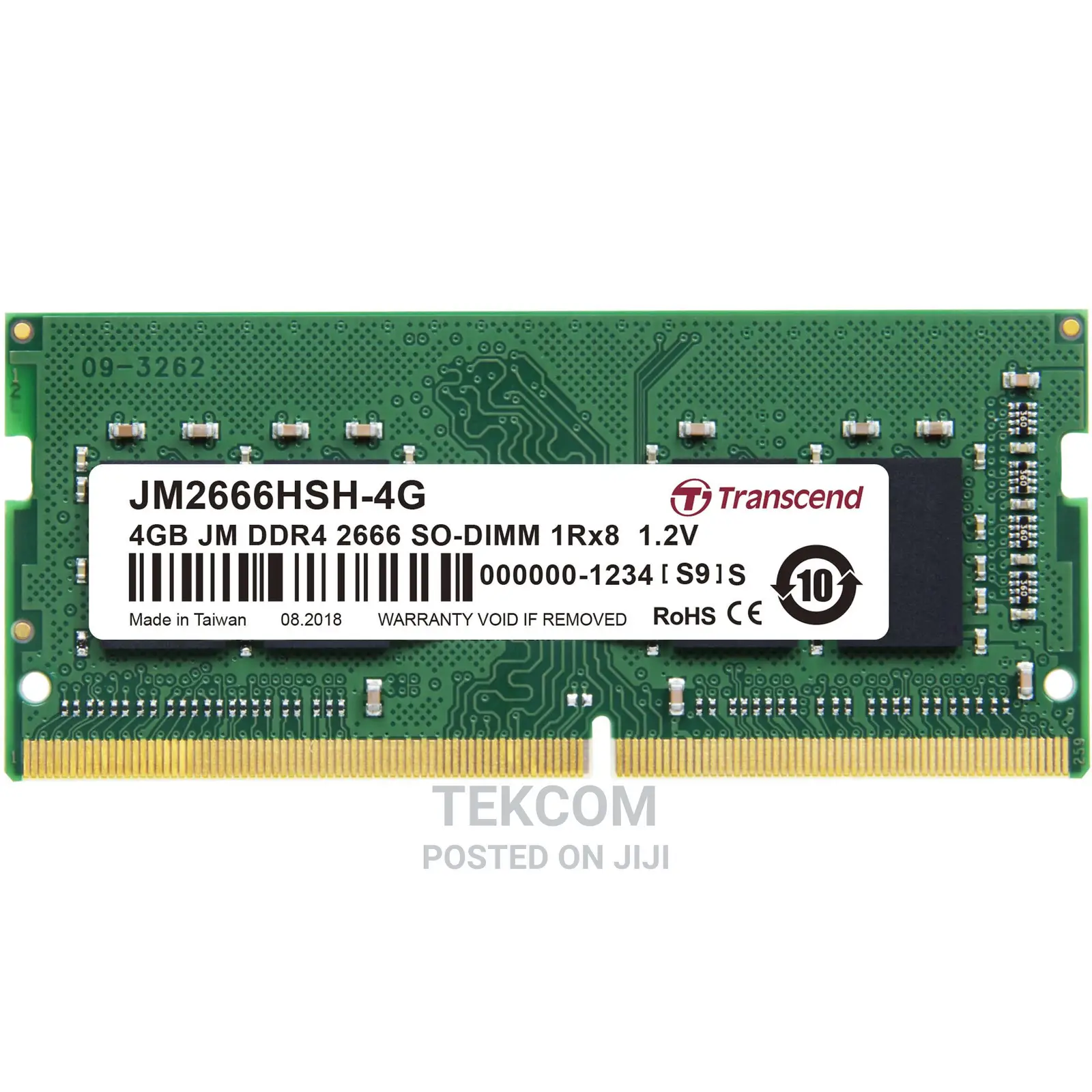 Transcend 4gb Jetram Ddr4-2666 So-Dimm Laptop RAM