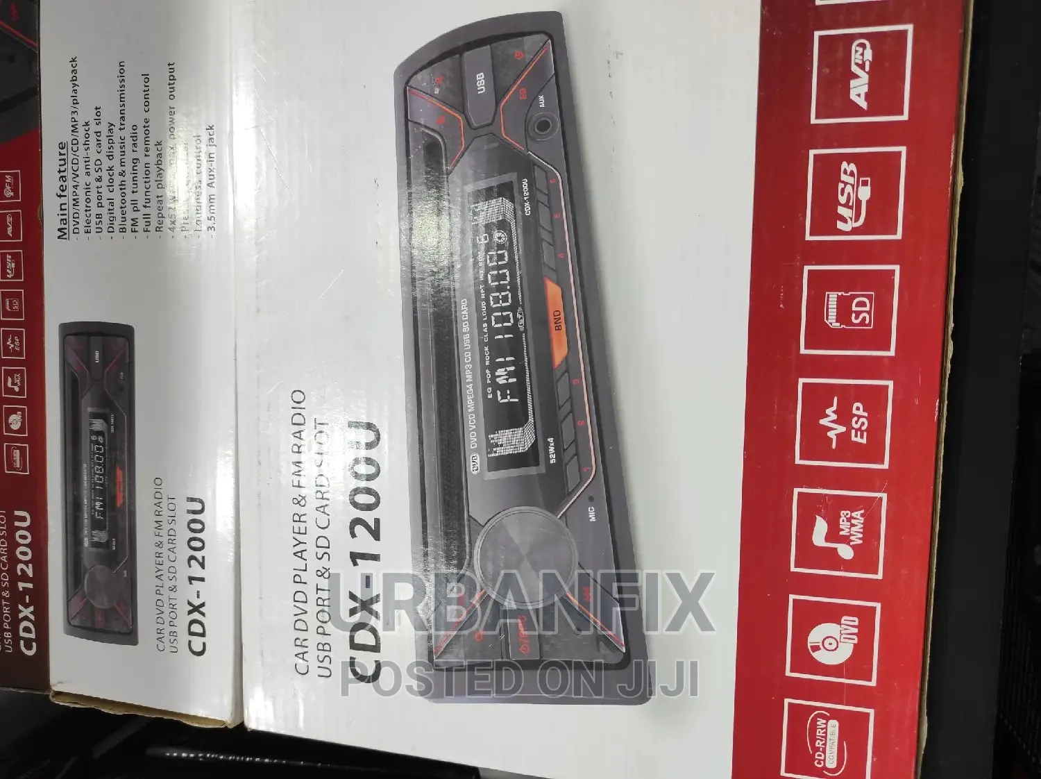 Sony Car Radio With Bluetooth, FM, USB, Aux and DVD