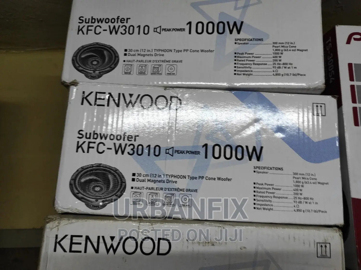 Kenwood 1000watts Double Magnet Subwoofer