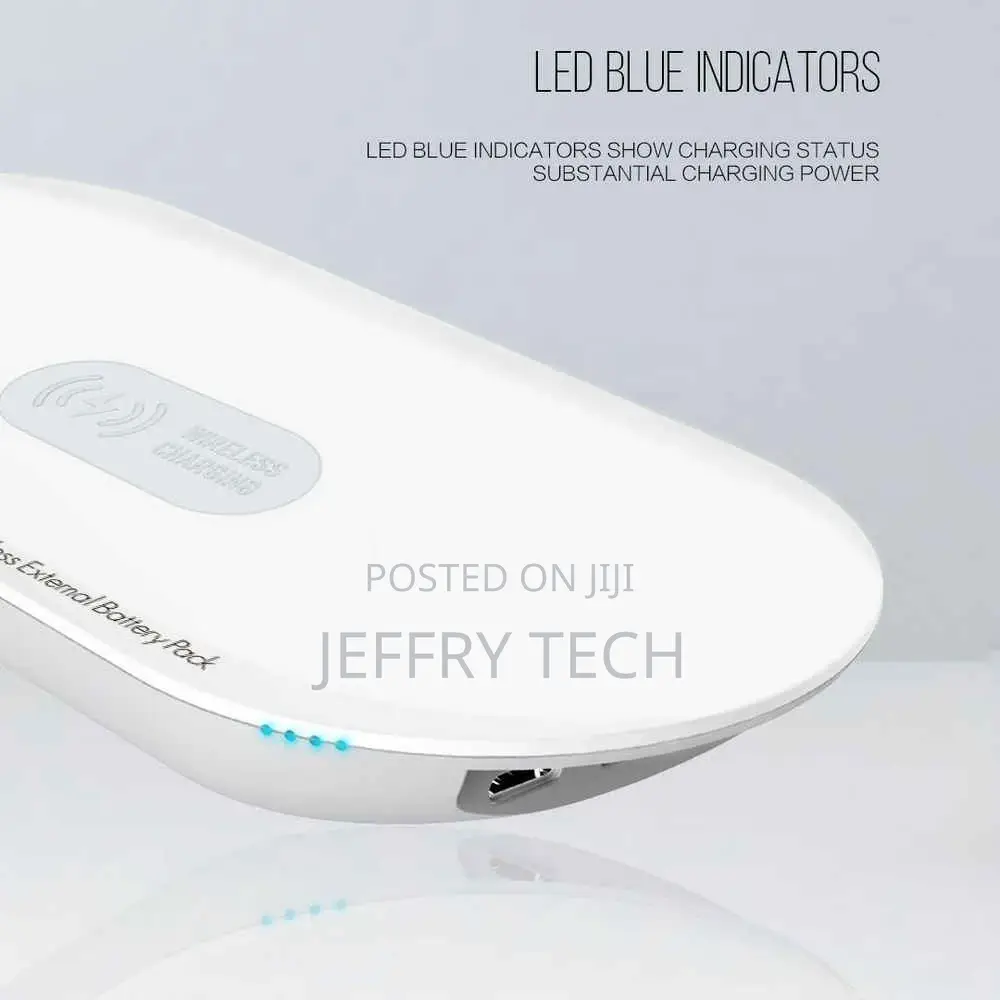 LDNIO 10000mah Qi Wireless Charger Power Bank External Batte