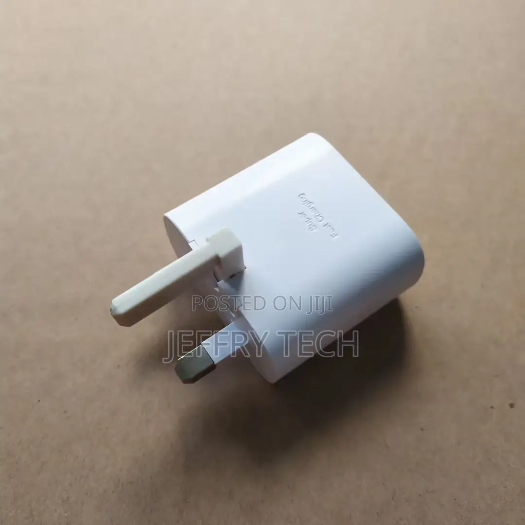 Note 10 Original 25W PD Charger UK Plug for Samsung Portabl