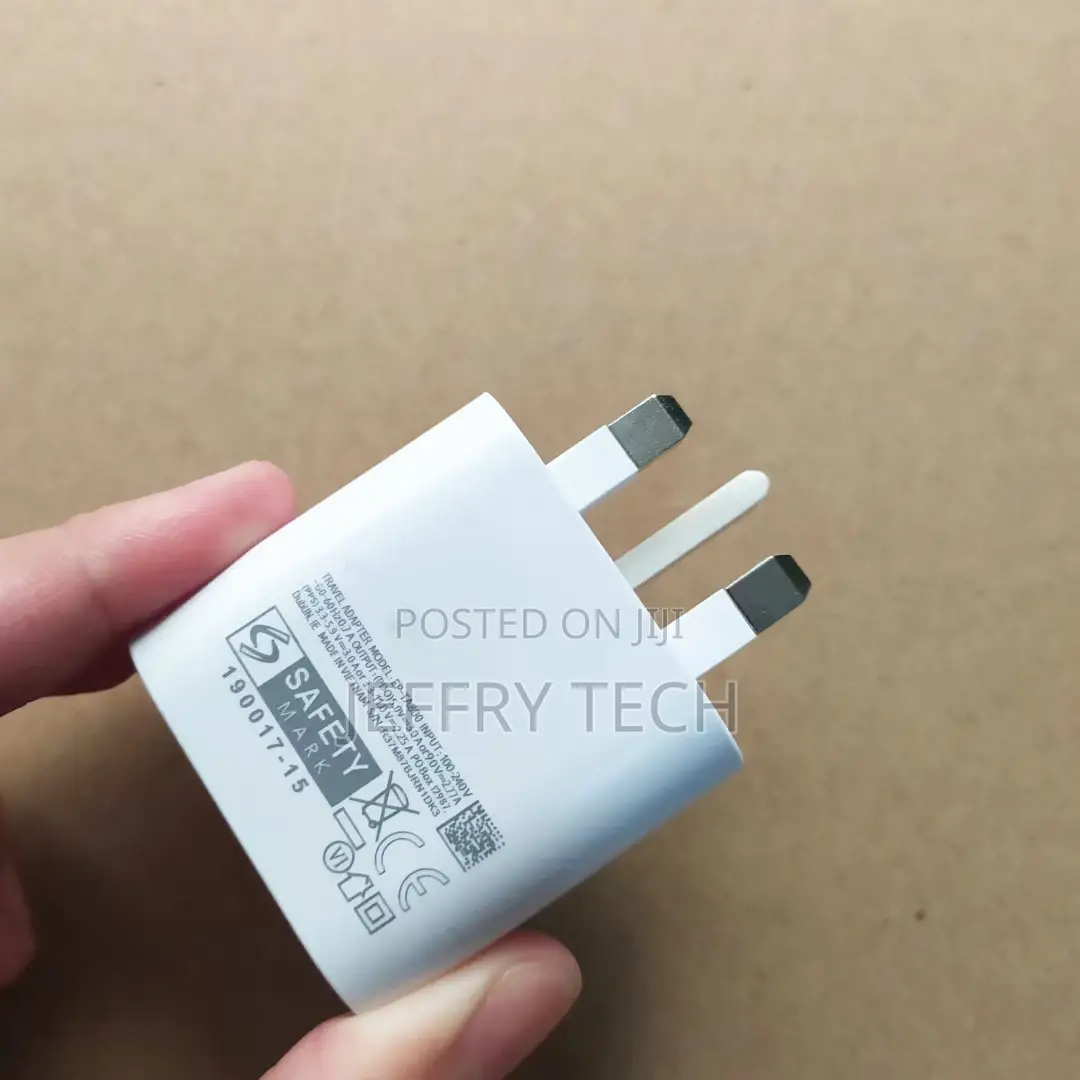 Note 10 Original 25W PD Charger UK Plug for Samsung Portabl