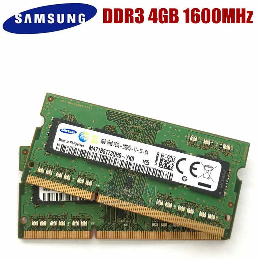 Samsung Laptop RAM Ddr3l 4GB 1600