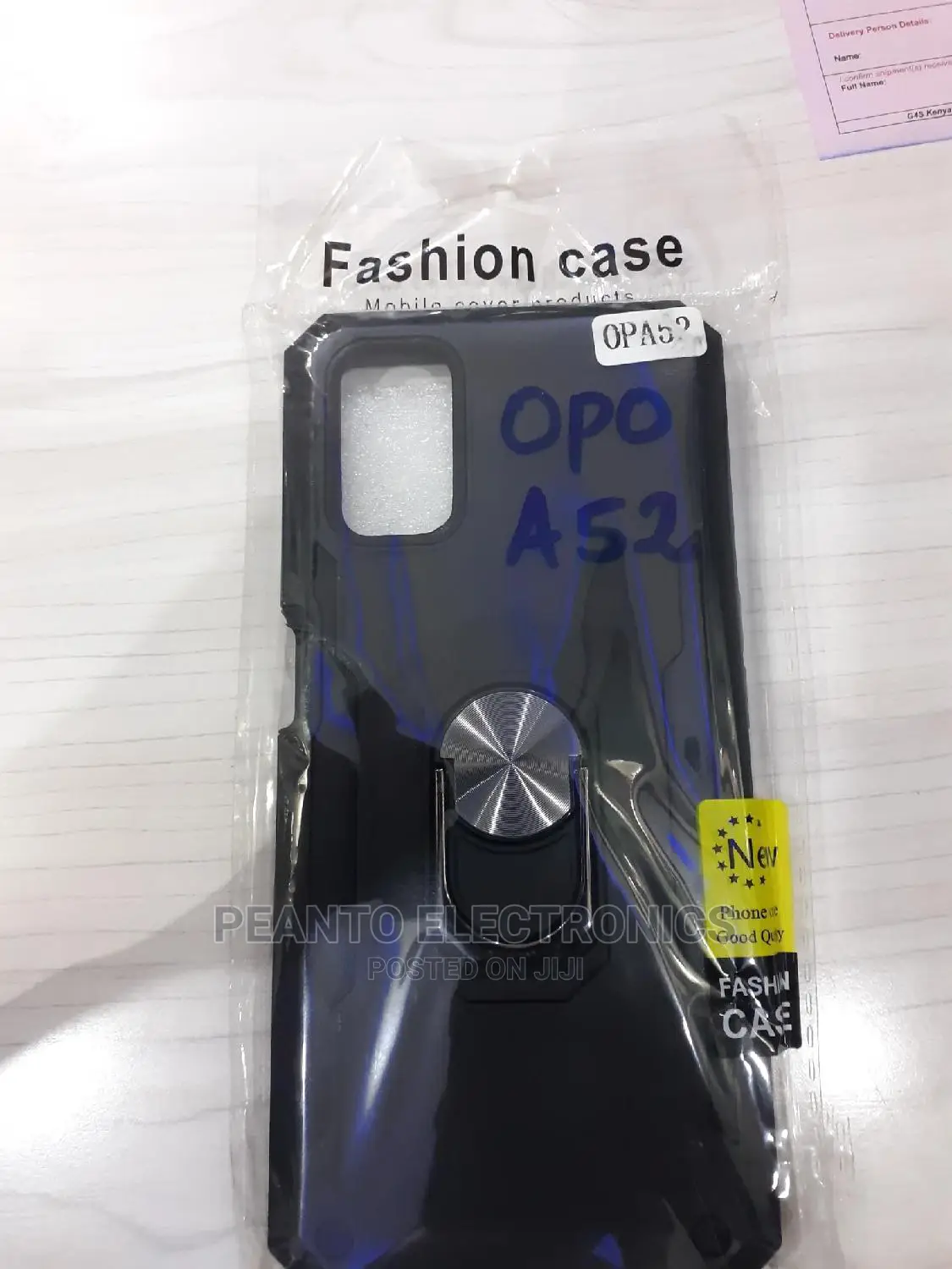 Phone Case for Oppo A52 Black